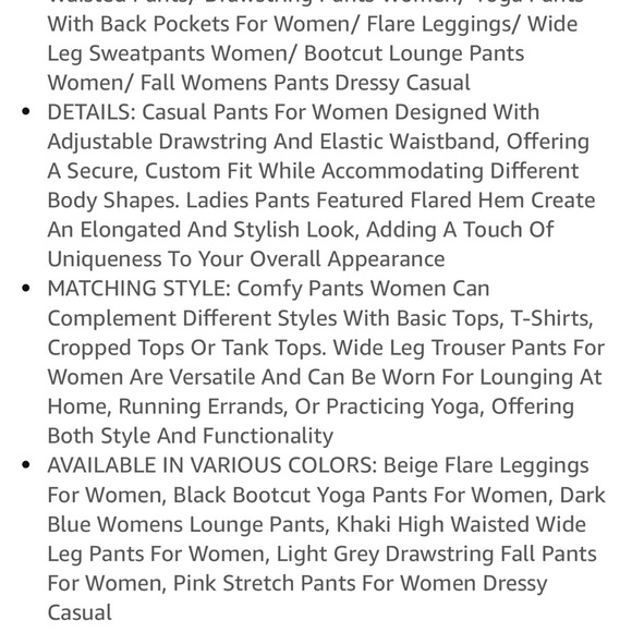 Women's Tan High-Waisted Pants soft, straight leg, size large - Picture 6 of 6